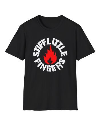 Stiff Little Fingers Logo Unisex Softstyle T-Shirt