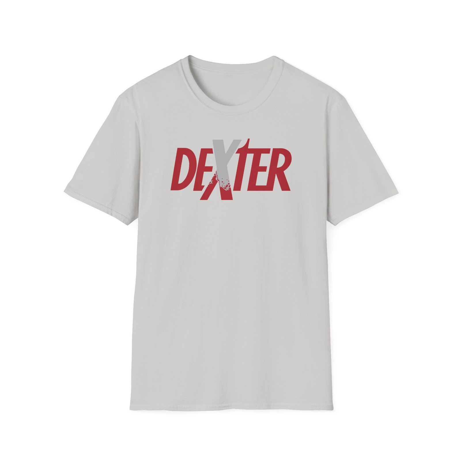 Dexter Spatter Logo Unisex Softstyle T-Shirt