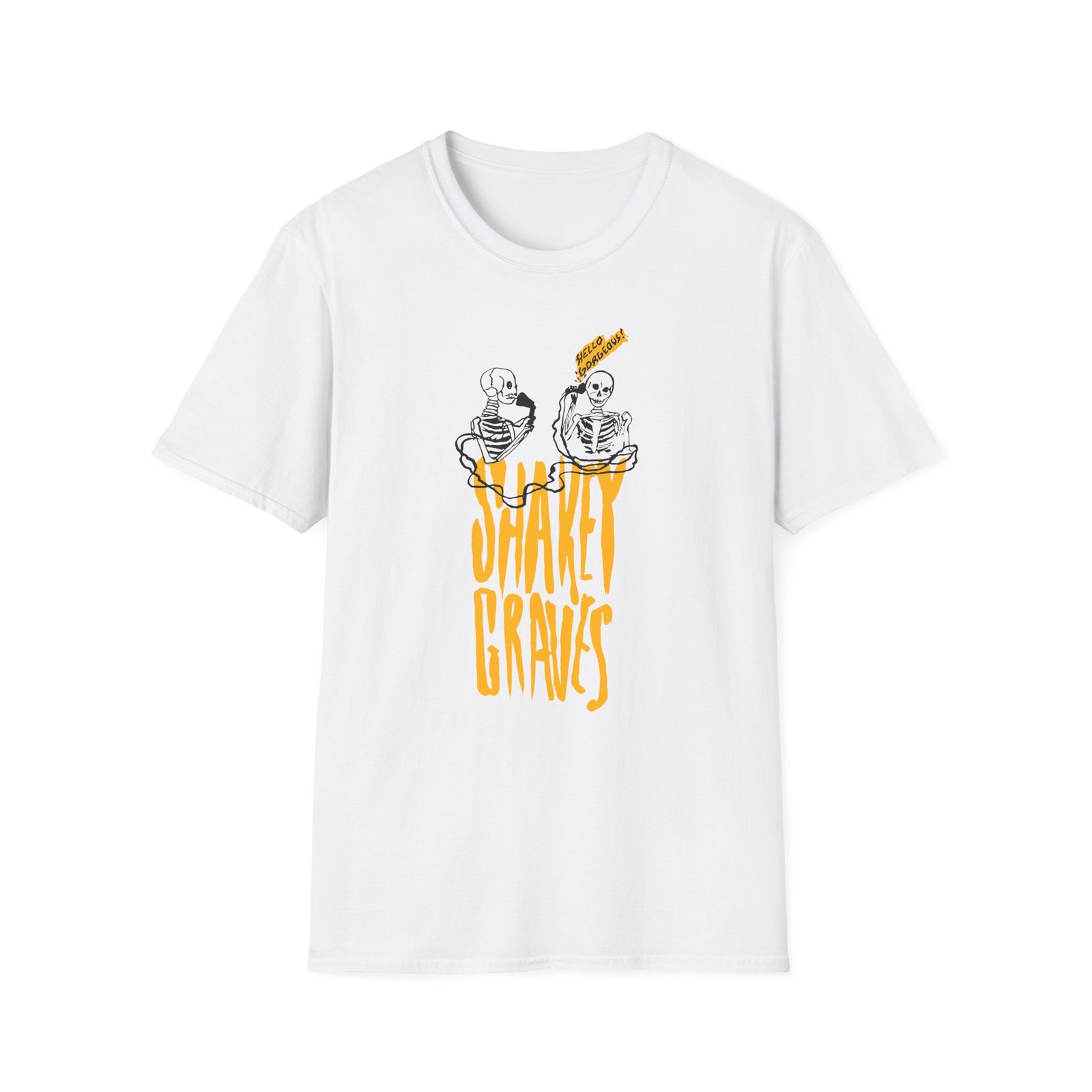 Shakey Graves Hello Gorgeous? Unisex Softstyle T-Shirt