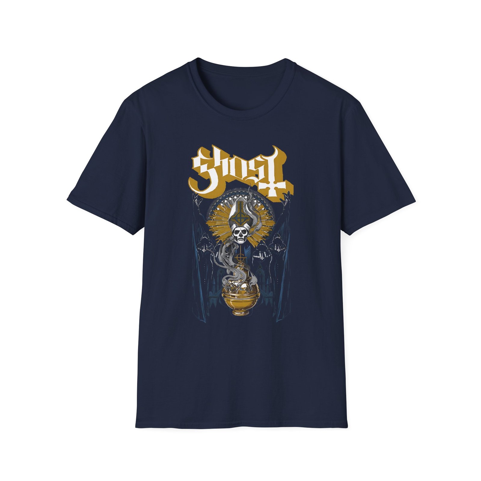 Ghost Band Benifficense Unisex Softstyle T-Shirt