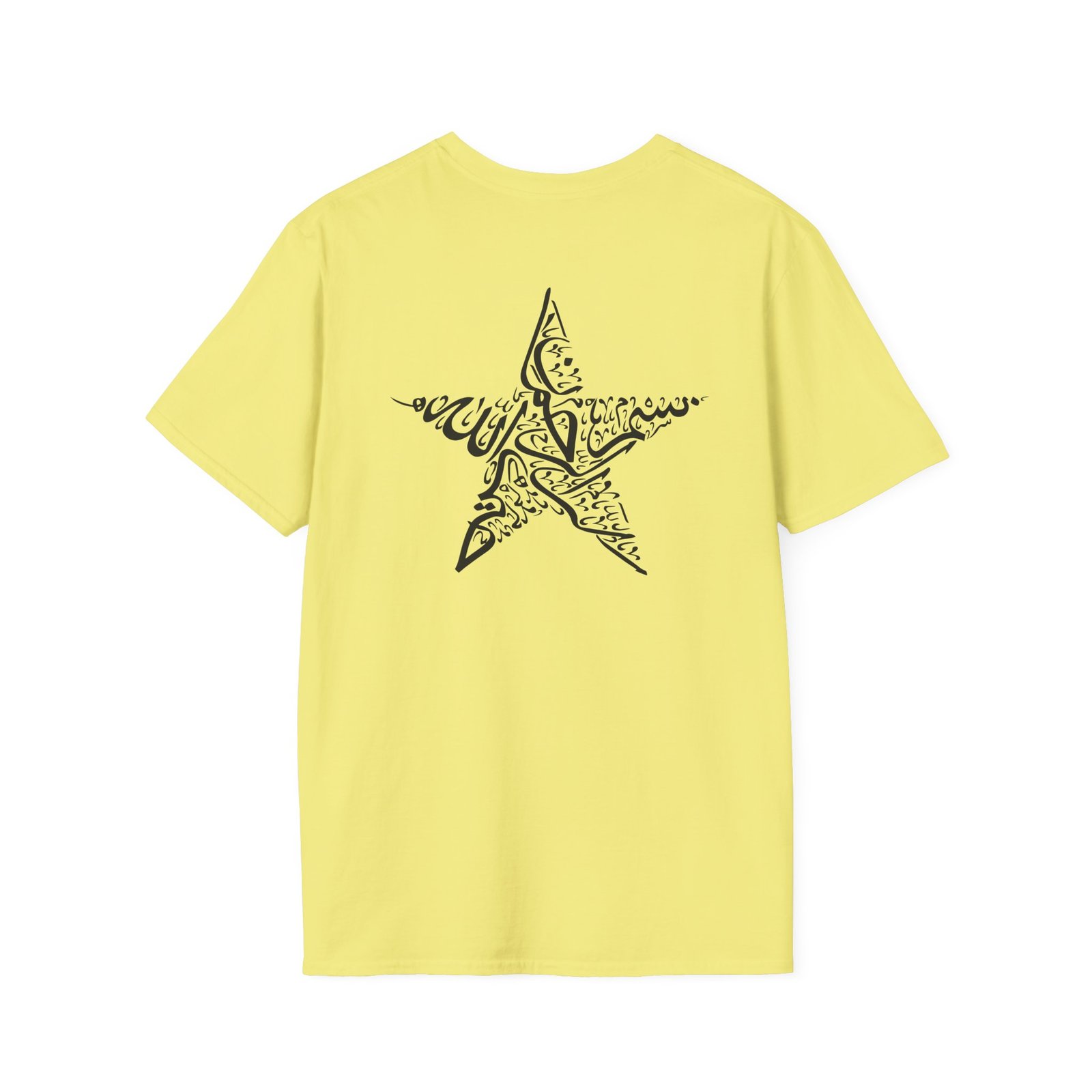 Black Star Logo Unisex Softstyle T-Shirt