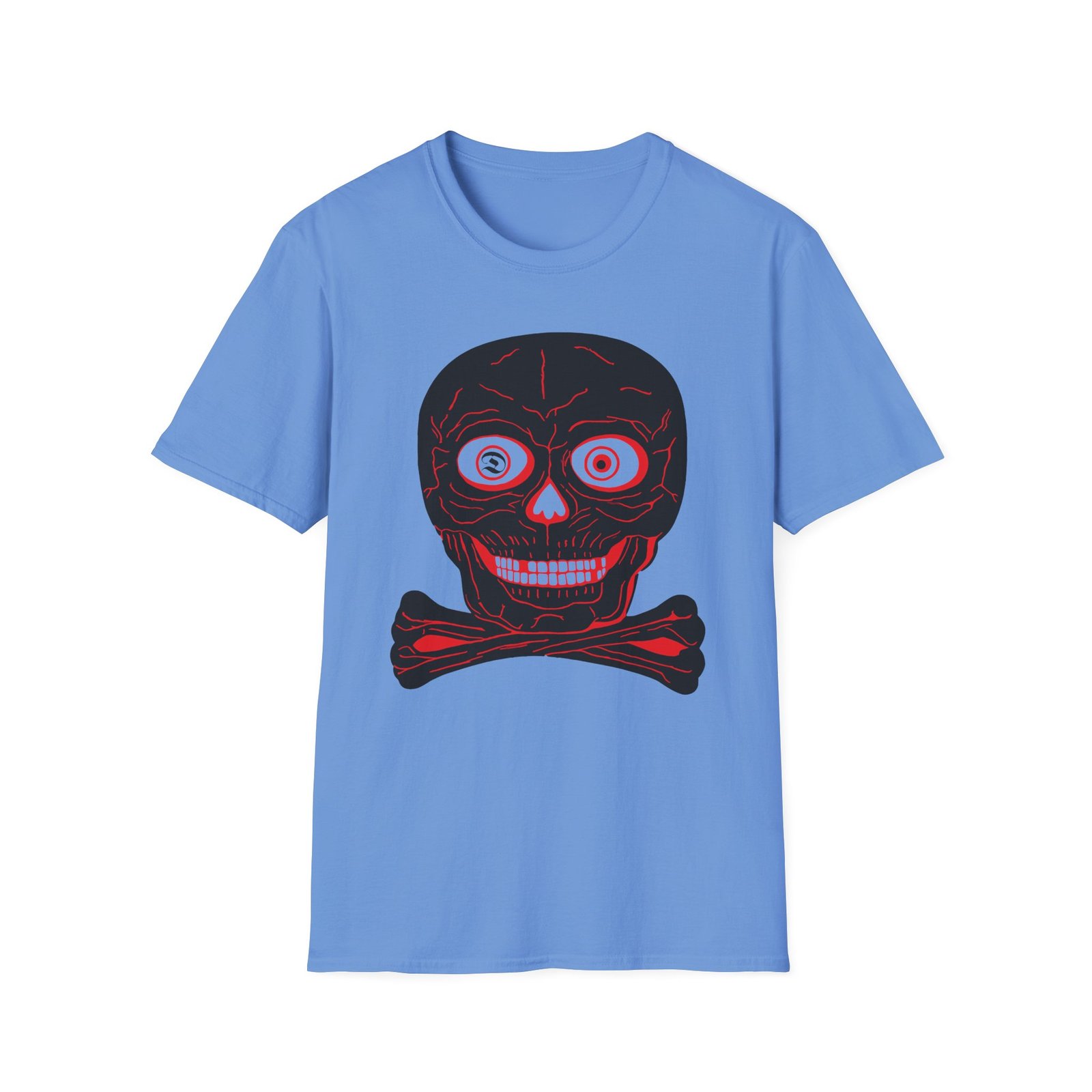 Deathwish Charred Skull unisex softstyle t-shirt