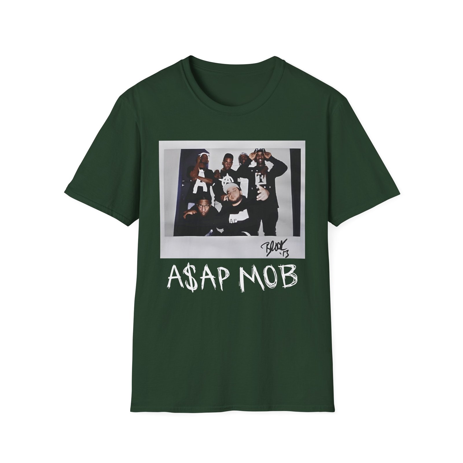 ASAP Rocky Mob Og 2015 Block 13 Unisex Softstyle T-Shirt