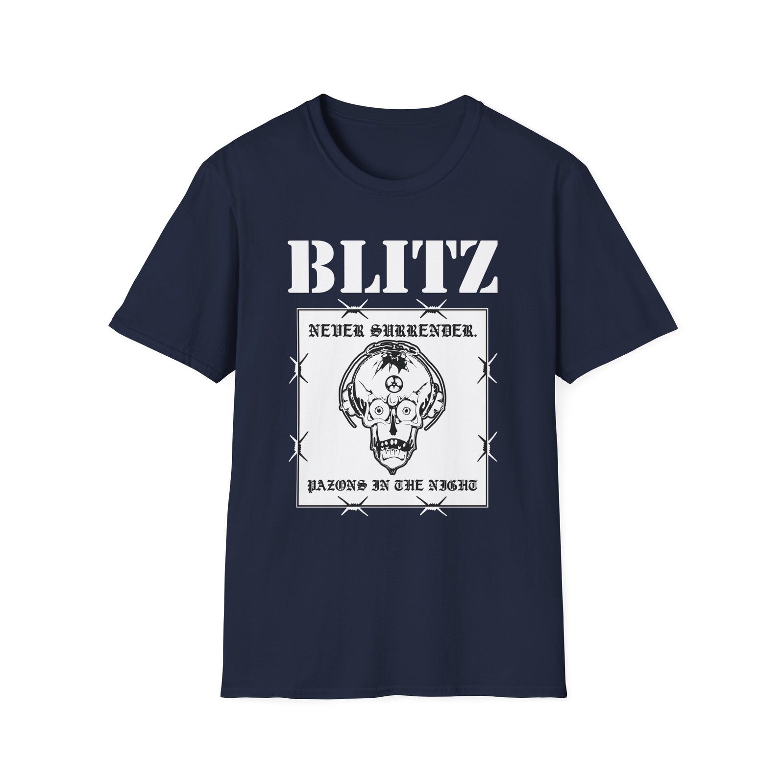 Blitz Never Surrender Unisex Softstyle T-Shirt