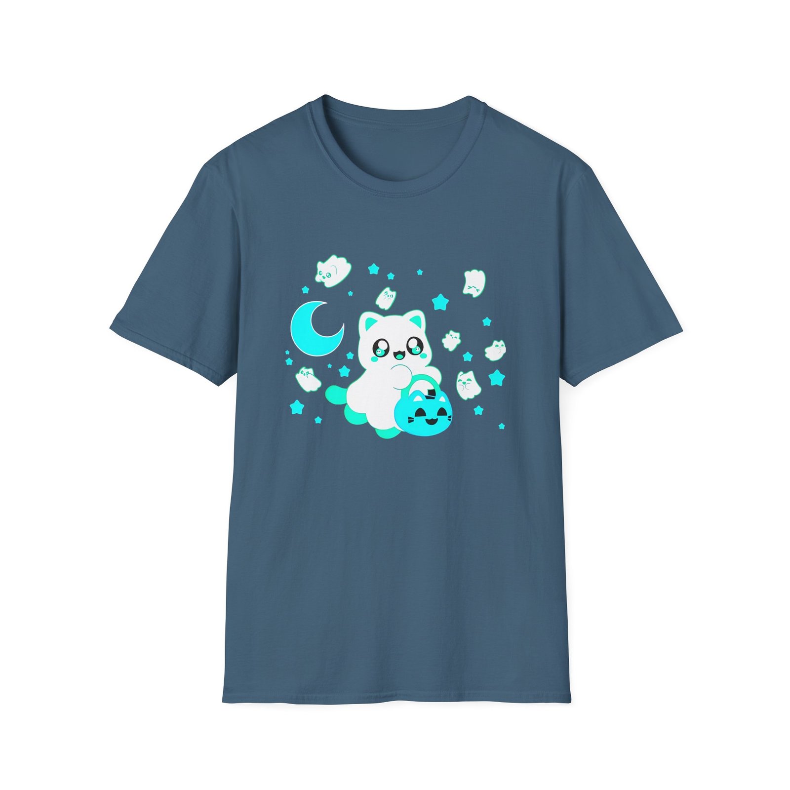 Aphmau Ghost Cat Unisex Softstyle T-Shirt