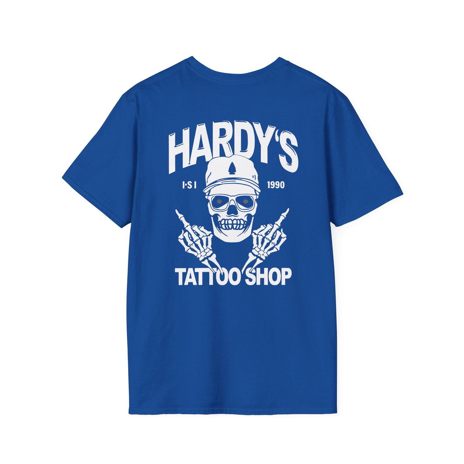 Hardy Tattoo Shop Unisex Softstyle T-Shirt
