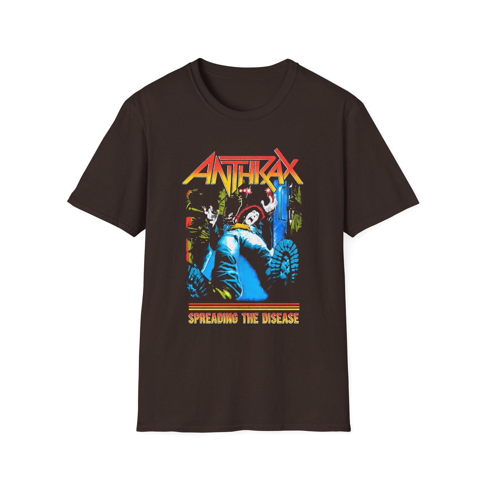 Anthrax Spreading The Disease unisex softstyle t-shirt