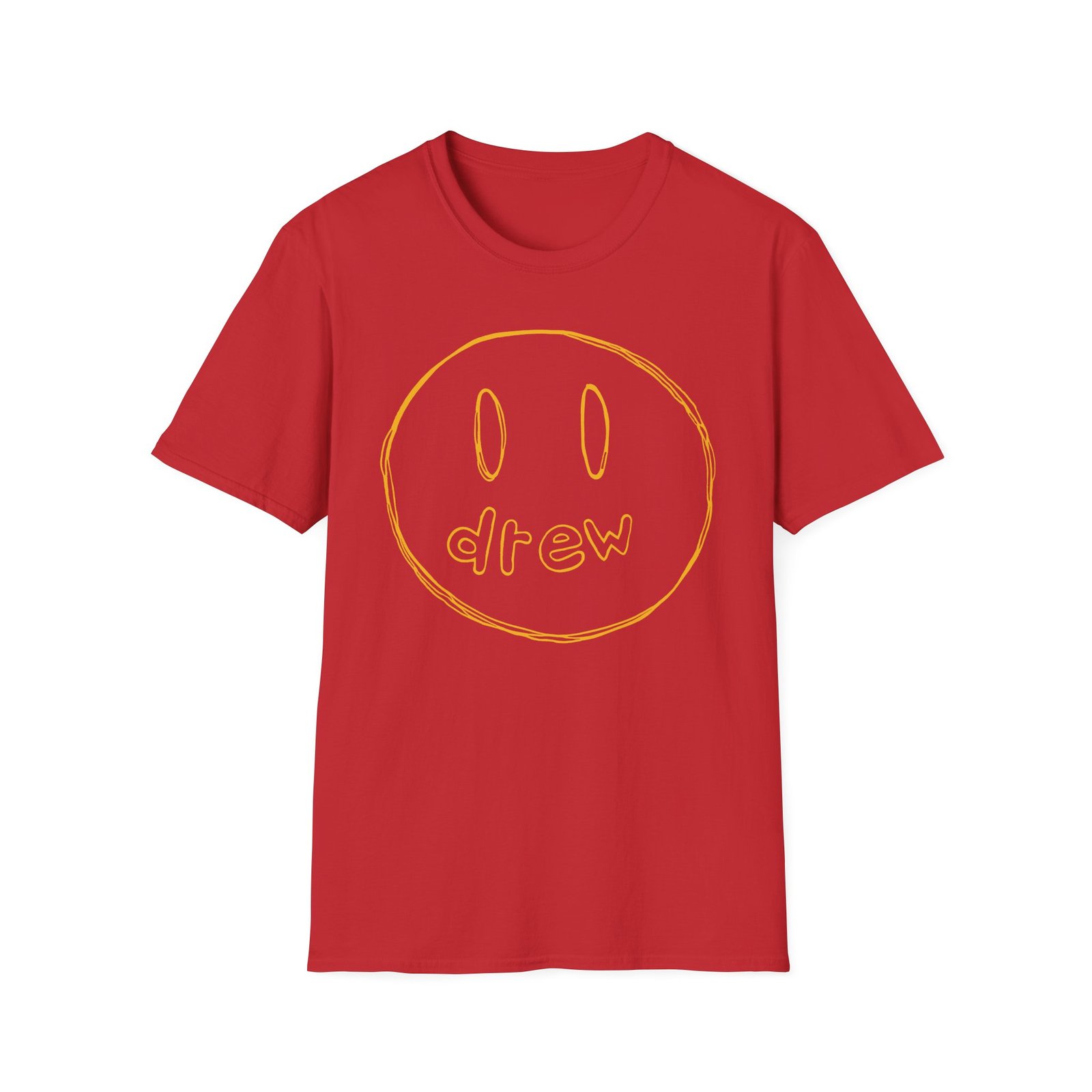 Drew Sketch Mascot Unisex Softstyle T-Shirt