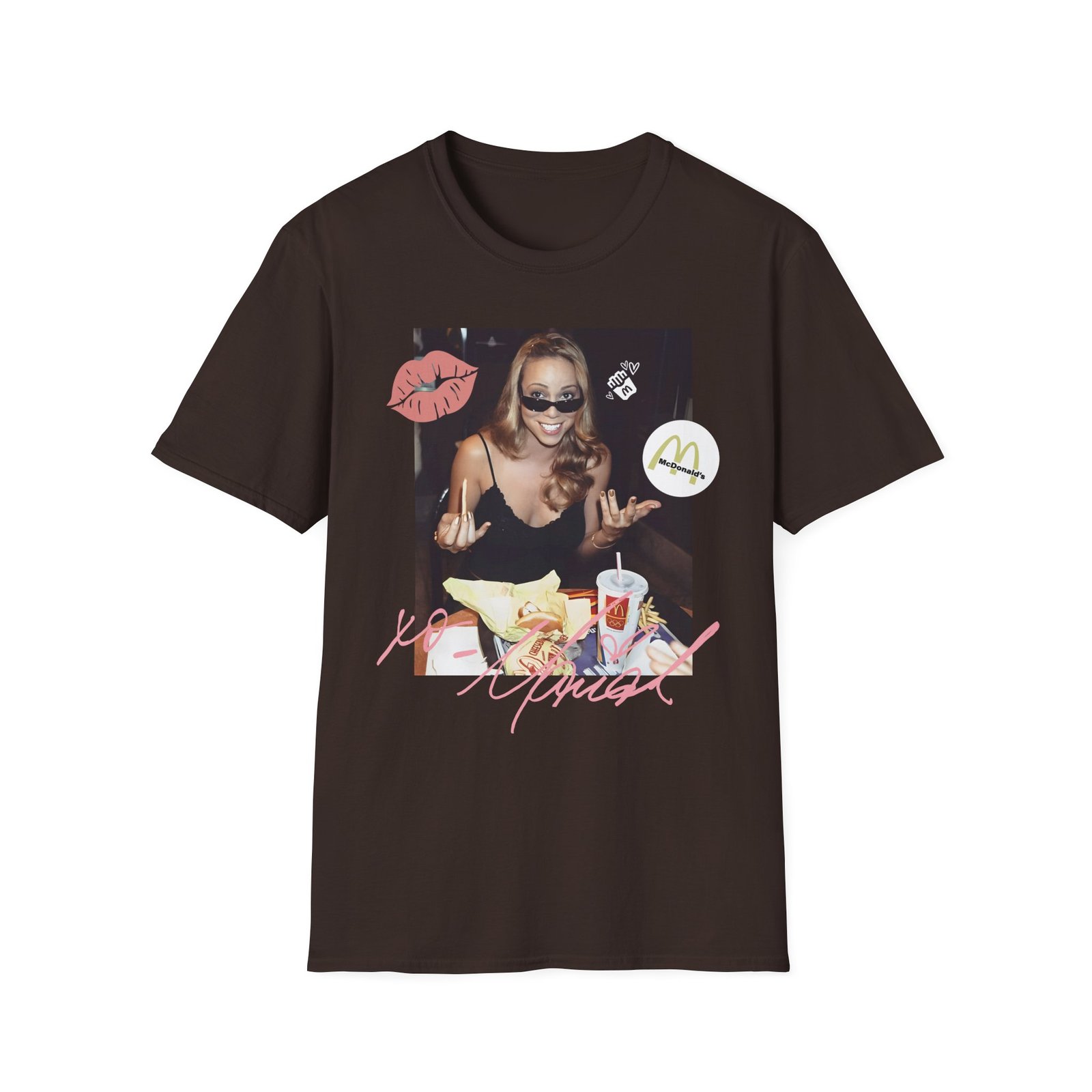 Mariah Carey Mcdonalds Unisex Softstyle T-Shirt