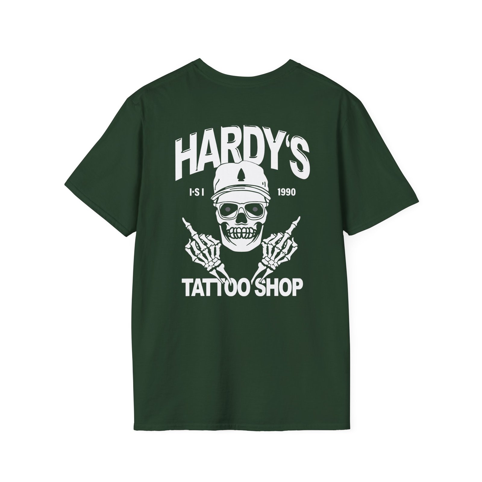 Hardy Tattoo Shop Unisex Softstyle T-Shirt