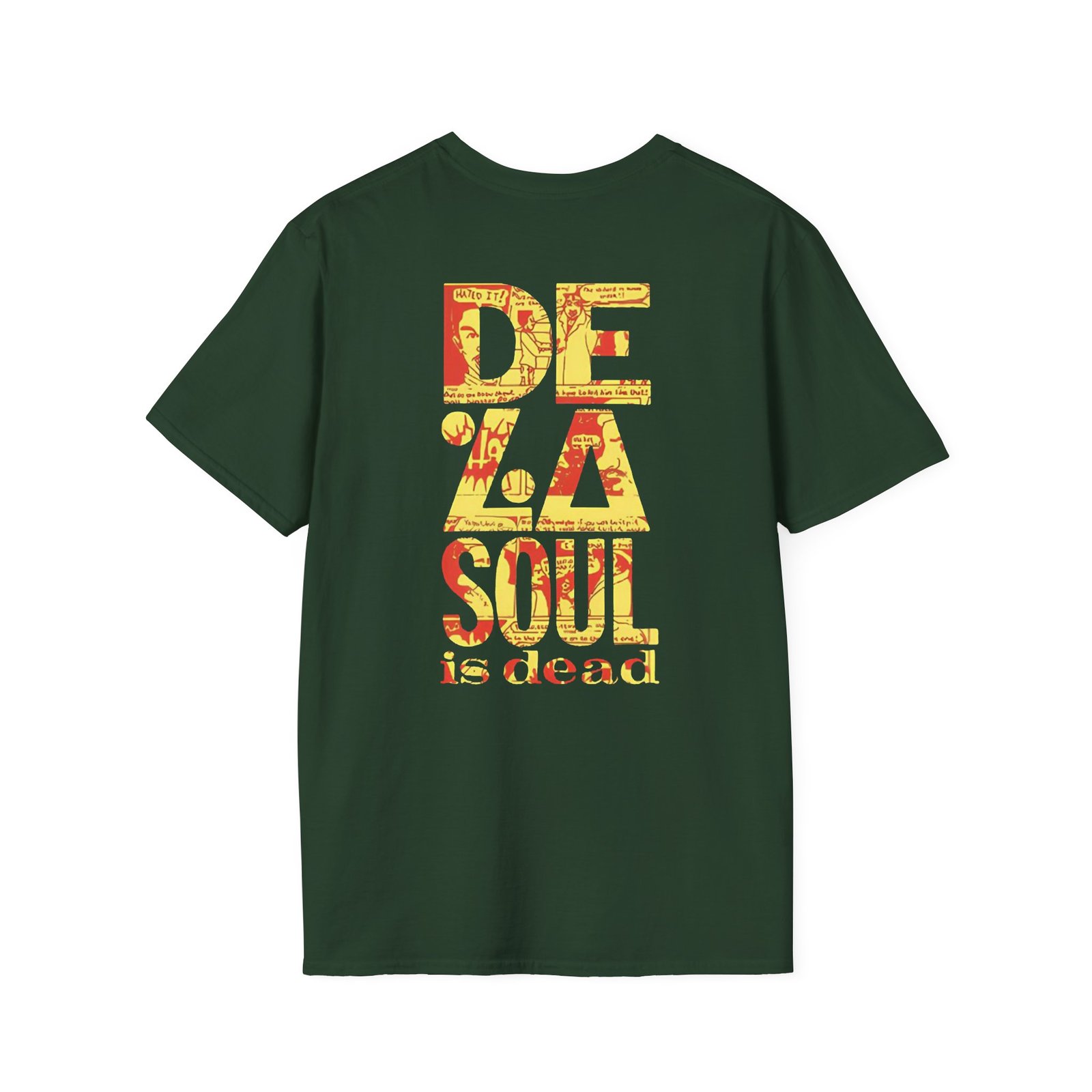 De La Soul Is Dead Collage Unisex Softstyle T-Shirt
