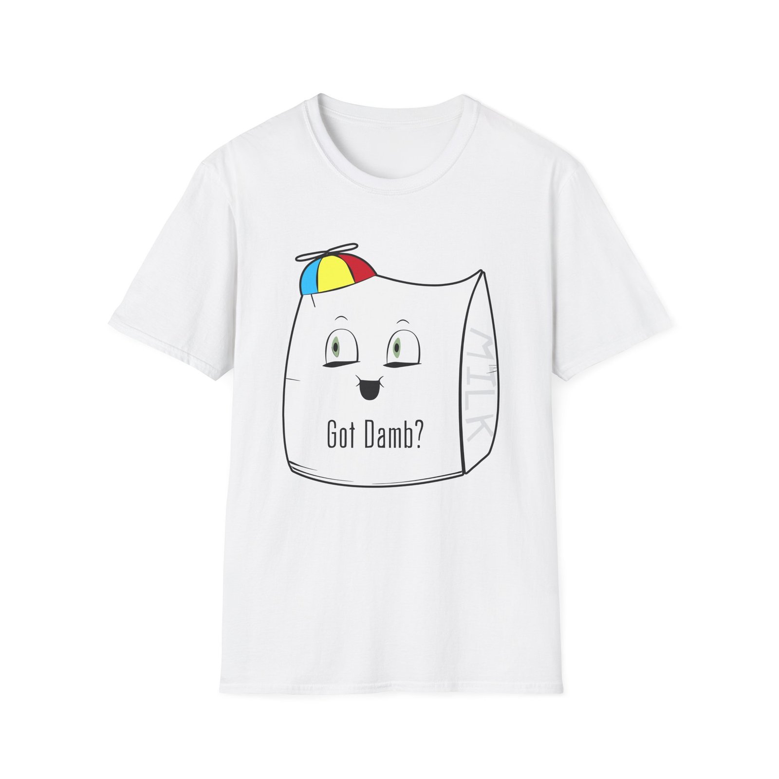 Smii7y Milk Bag Unisex Softstyle T-Shirt