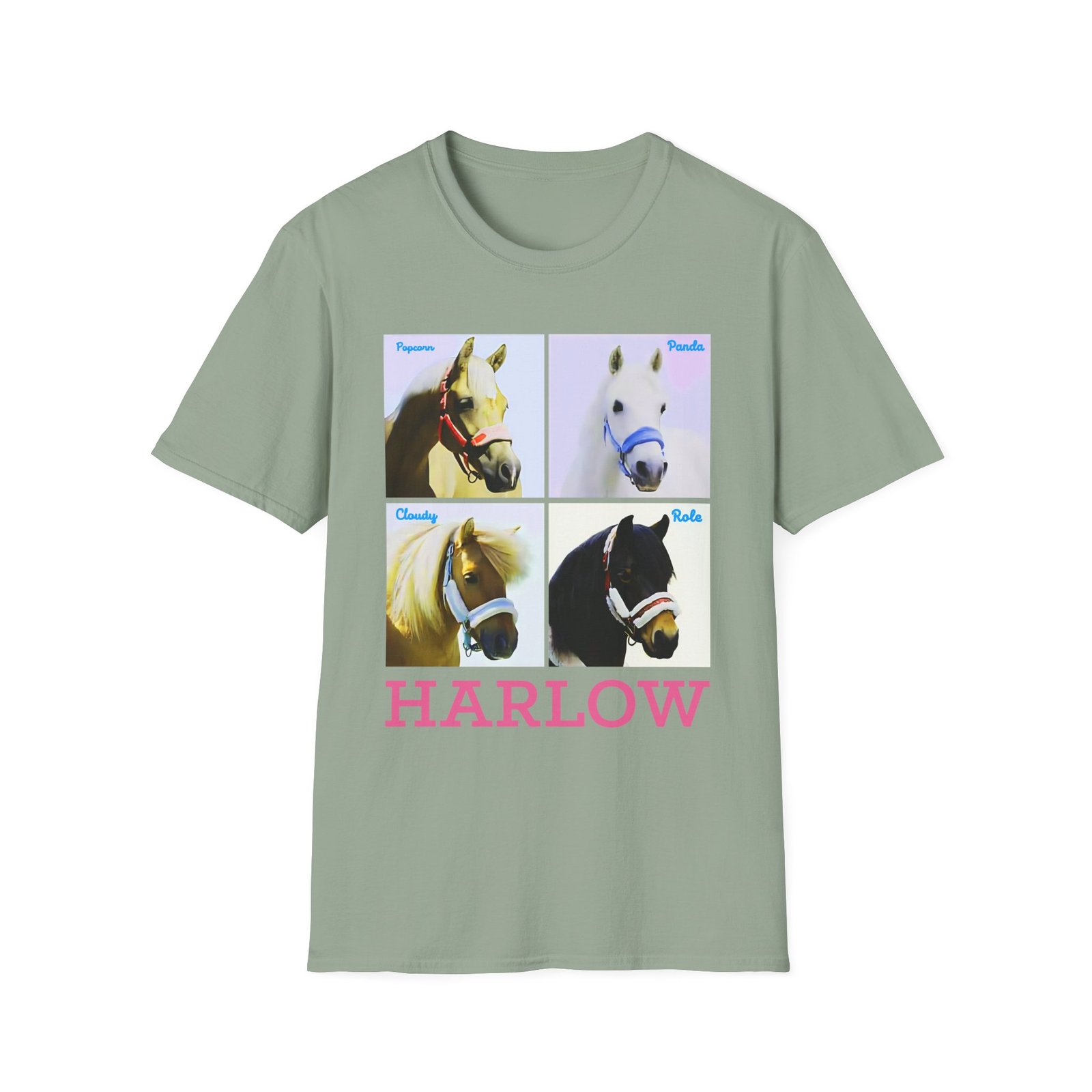 Harlow and Popcorn Unisex Softstyle T-Shirt