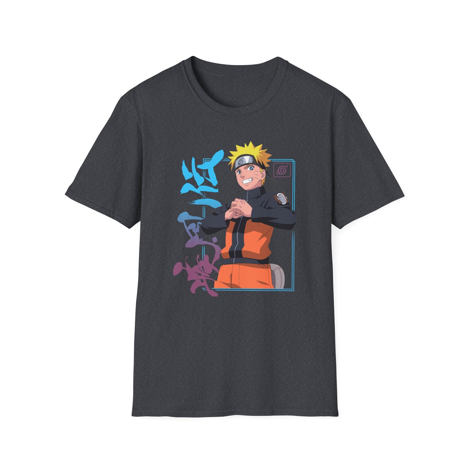 Naruto Uzumaki Neon Unisex Softstyle T-Shirt