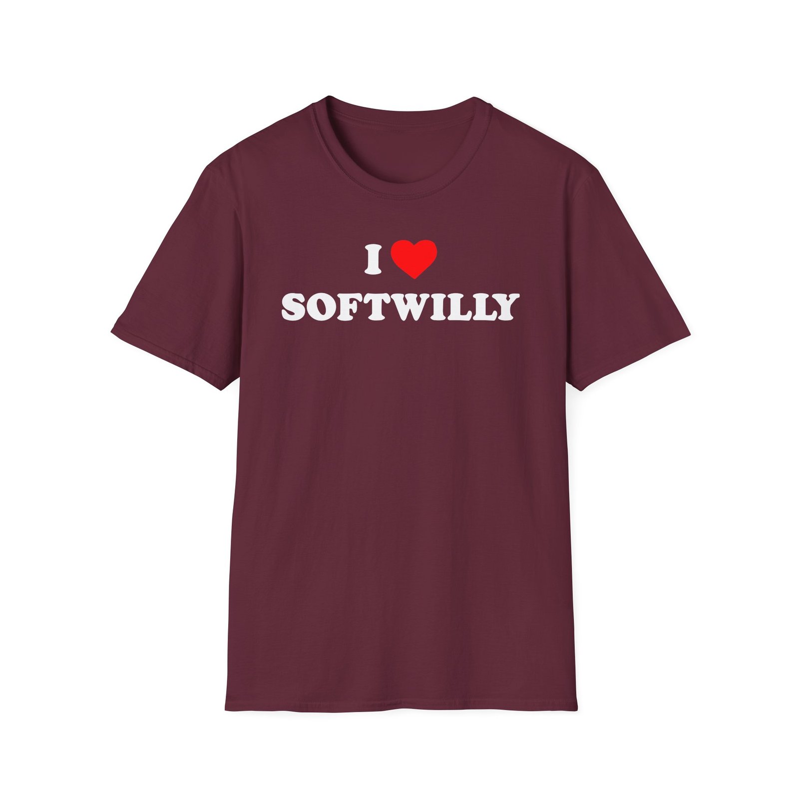 Softwilly I Love Softwilly Unisex Softstyle T-Shirt