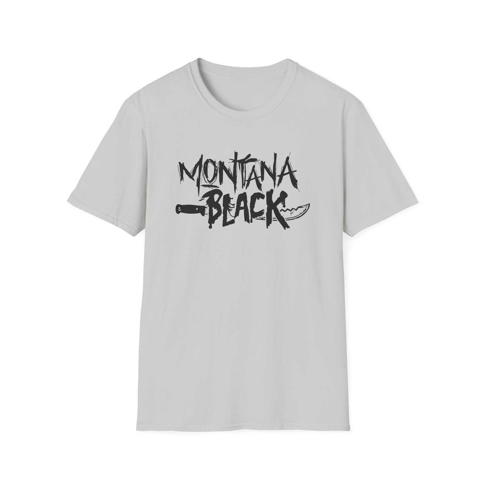 Montana Black Unisex Softstyle T-Shirt
