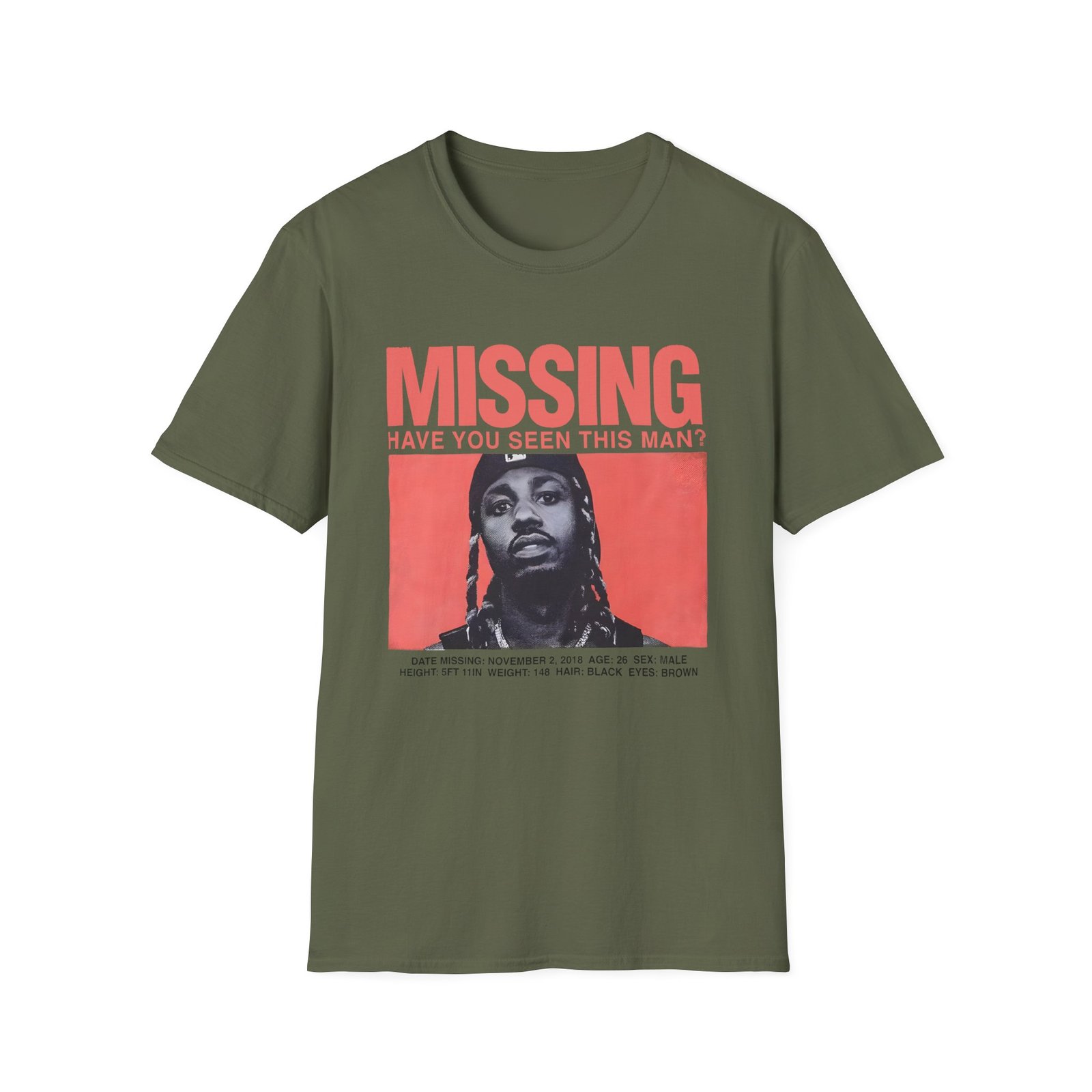 Metro Boomin Missing Poster Unisex Softstyle T-Shirt