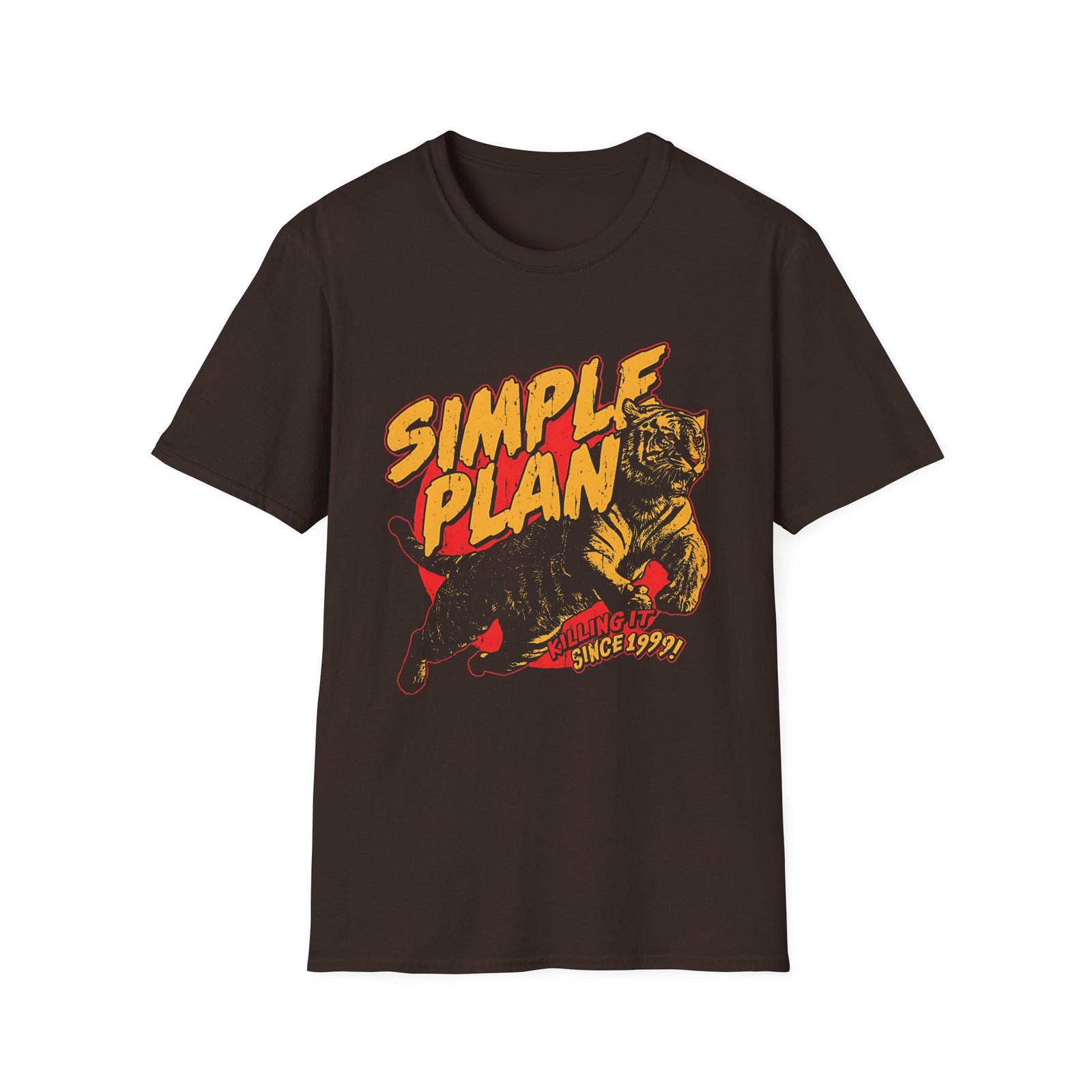 Simple Plan Tiger 1999 Unisex Softstyle T-Shirt