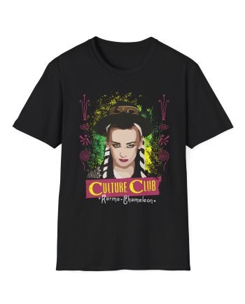 Boy George Karma Chameleon Boy George Unisex Softstyle T-Shirt