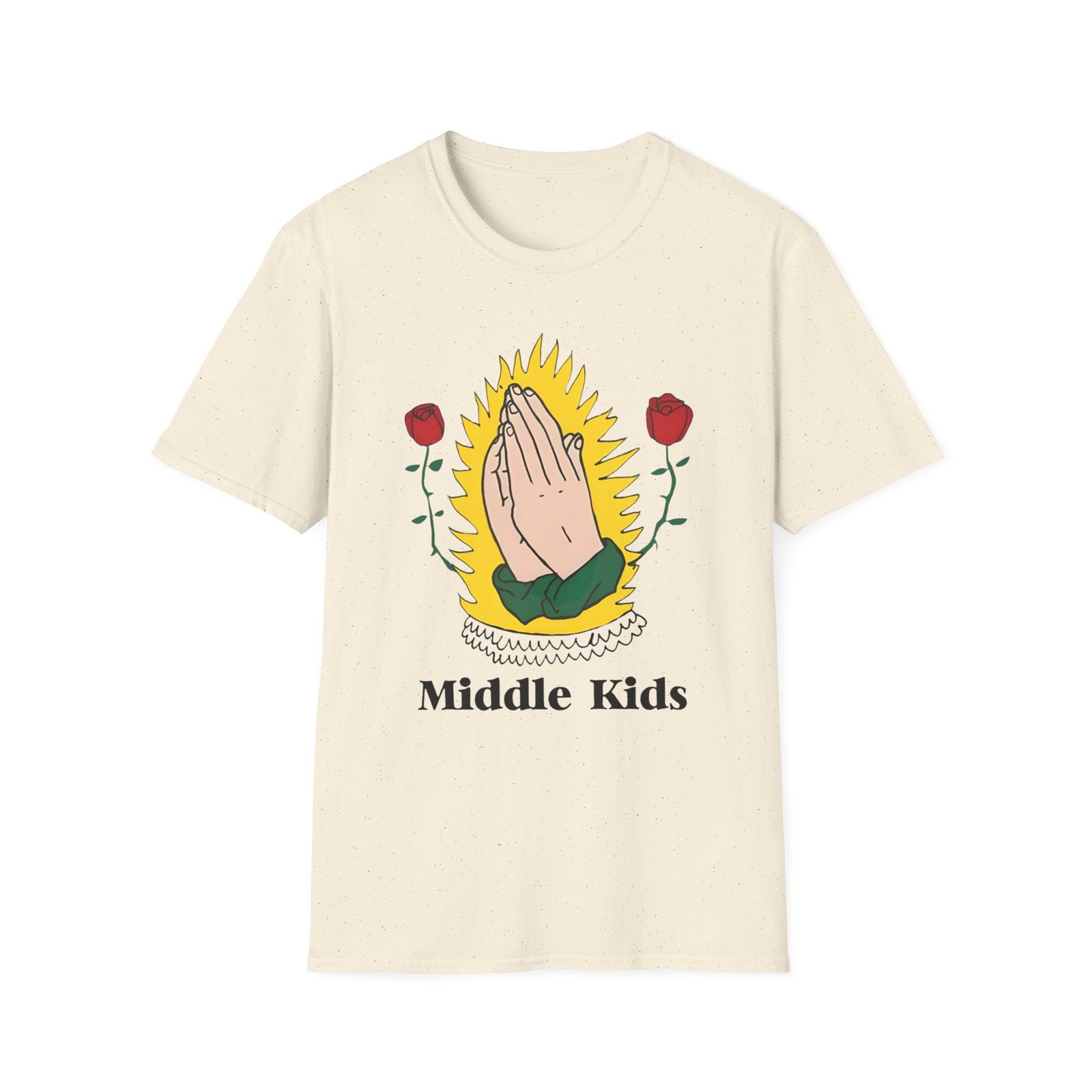 Middle Kids Praying Hands Unisex Softstyle T-Shirt
