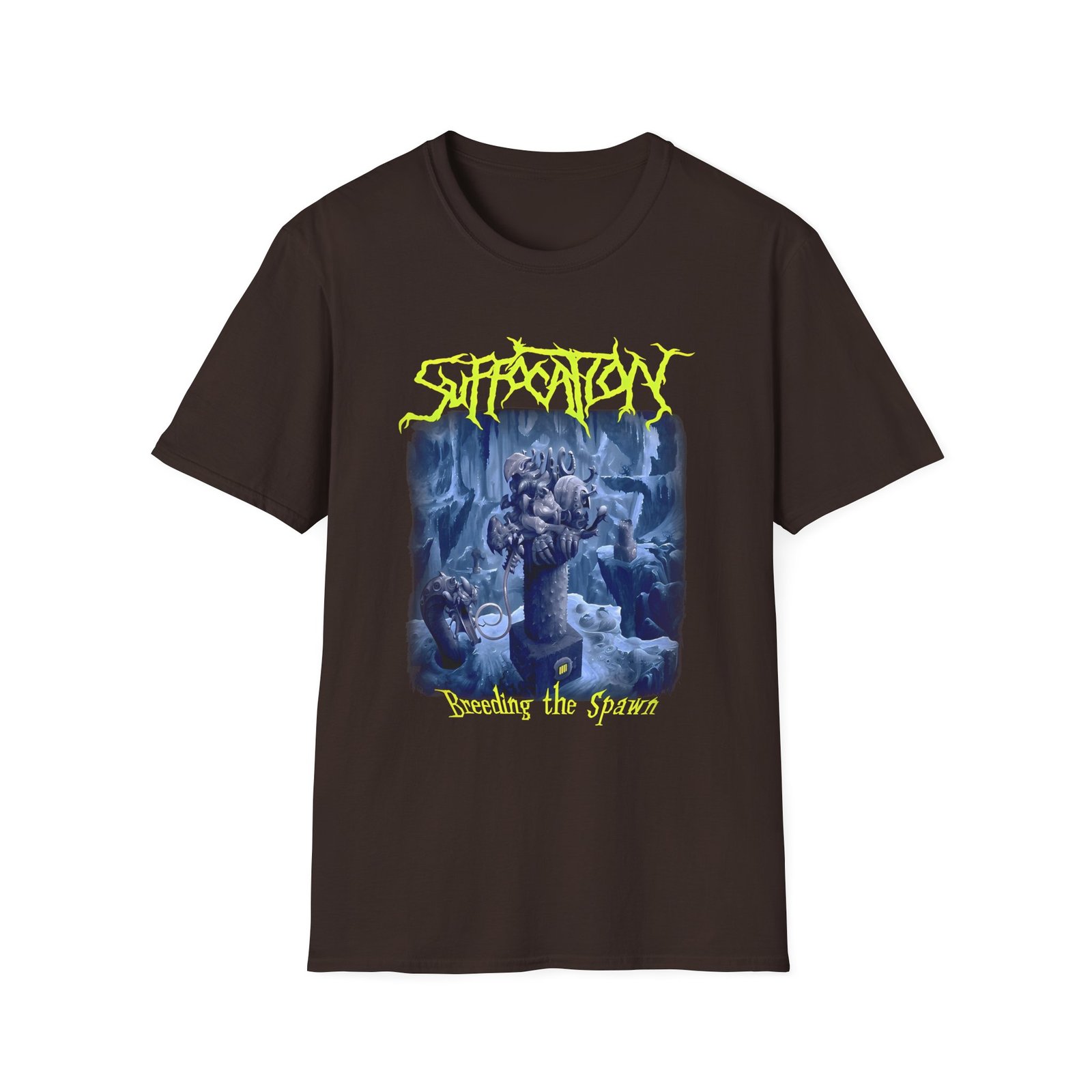 Suffocation Breeding The Spawn Unisex Softstyle T-Shirt