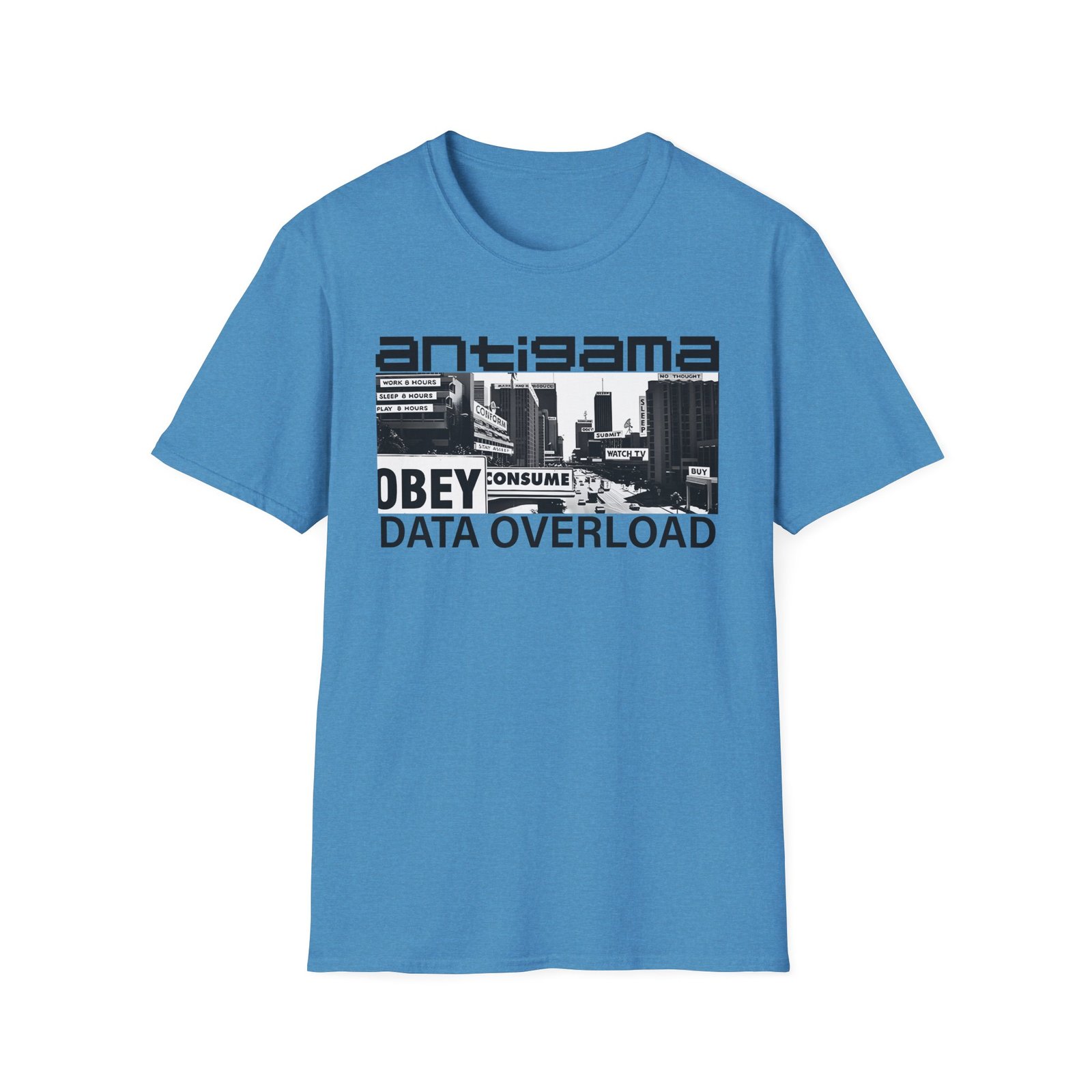 Antigama Data Overload Unisex Softstyle T-Shirt