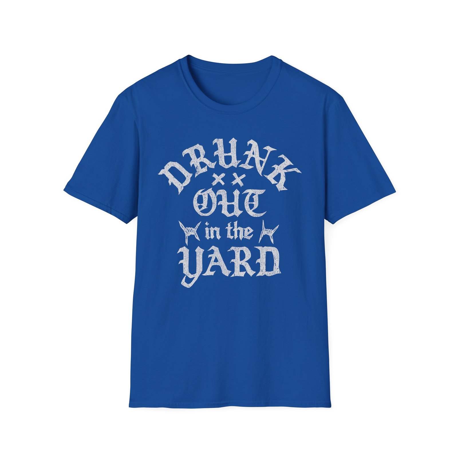 Hardy Drunk Out in the Yard Unisex Softstyle T-Shirt