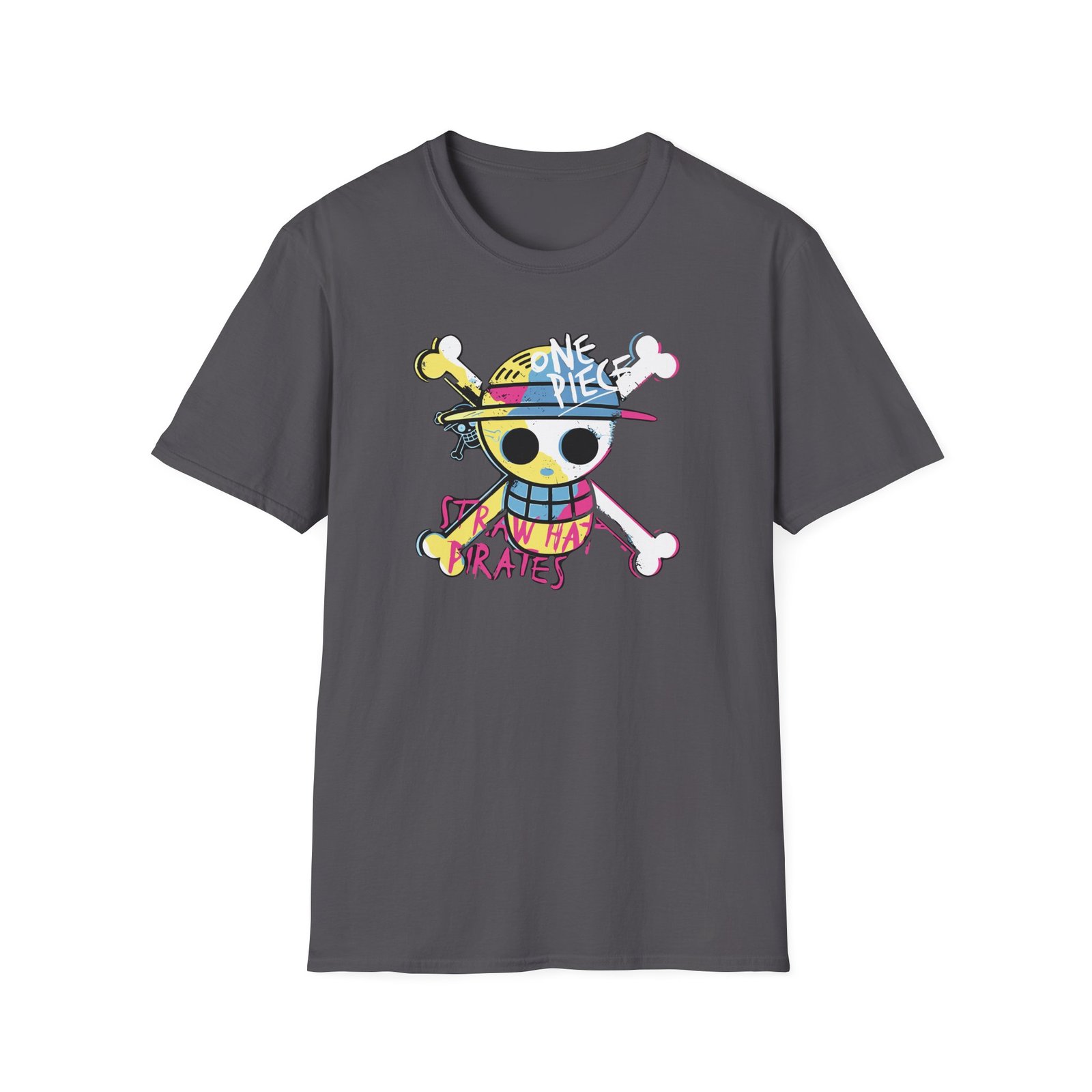 One Piece Straw Hat Pirates Unisex Softstyle T-Shirt