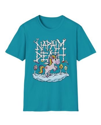 Napalm Death Riding the Rainbow Unisex Softstyle T-Shirt