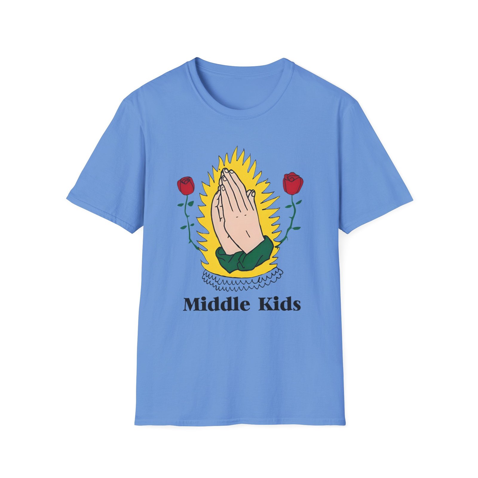 Middle Kids Praying Hands Unisex Softstyle T-Shirt