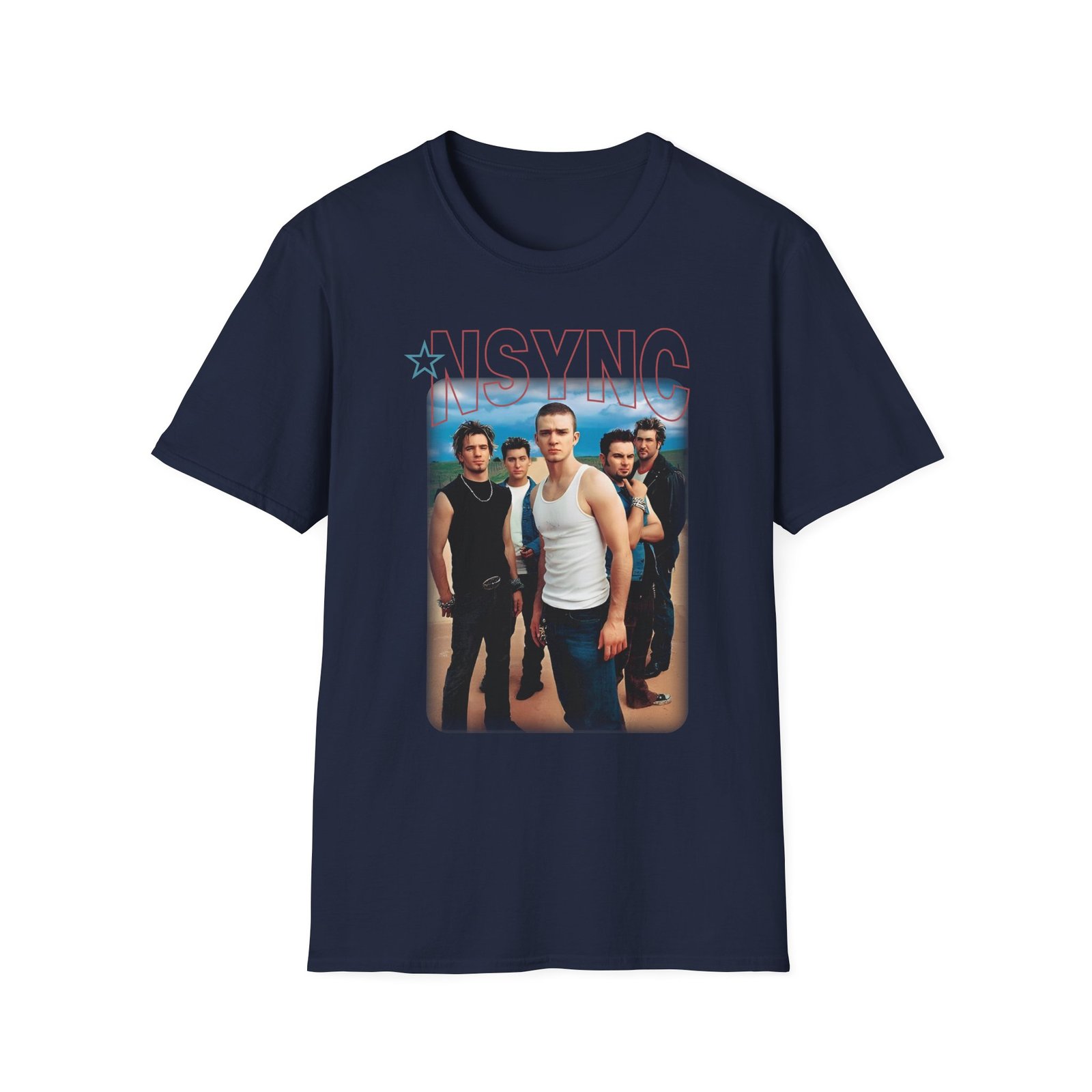 Nsync Outdoor Photo Unisex Softstyle T-Shirt