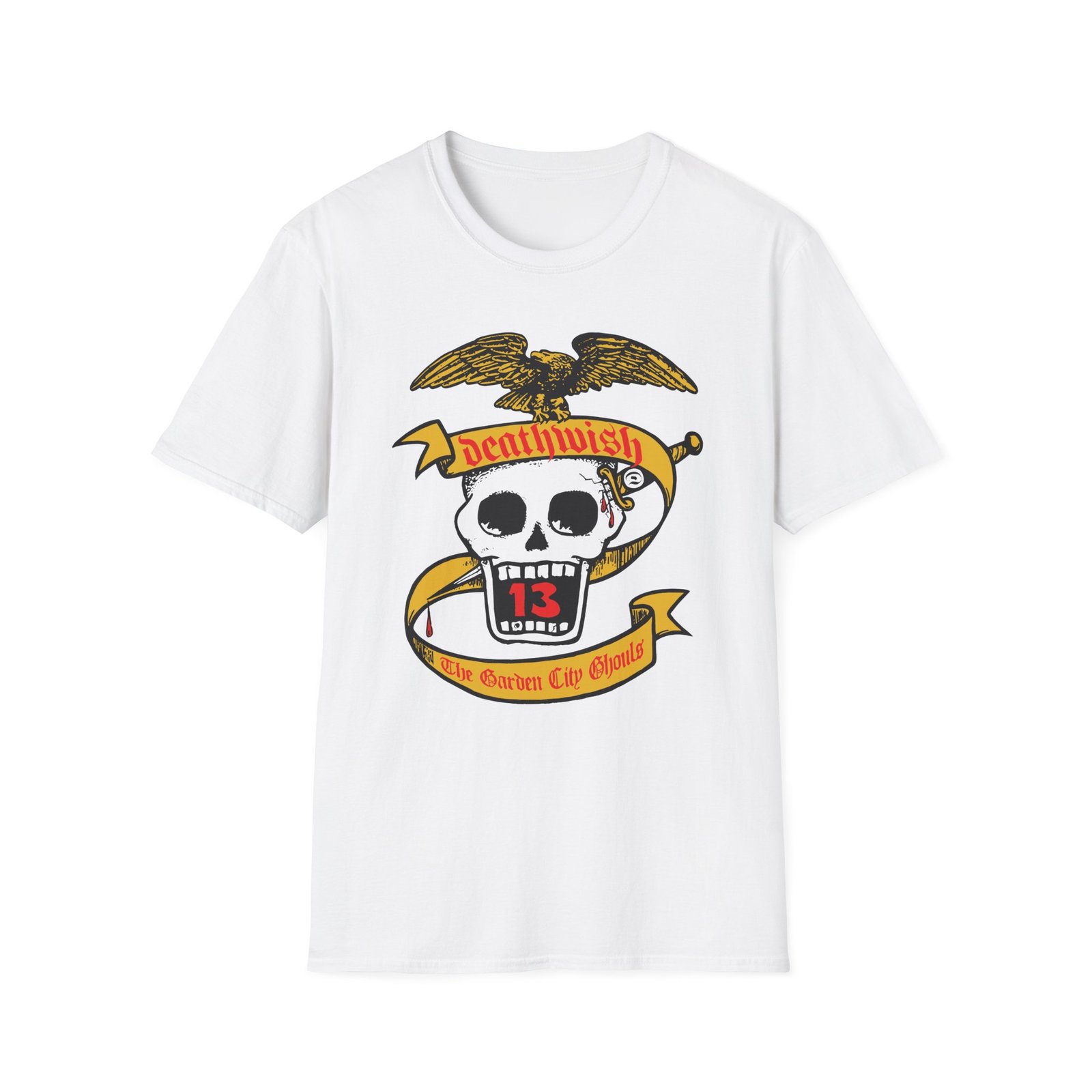 Deathwish the Garden City Ghouls unisex softstyle t-shirt