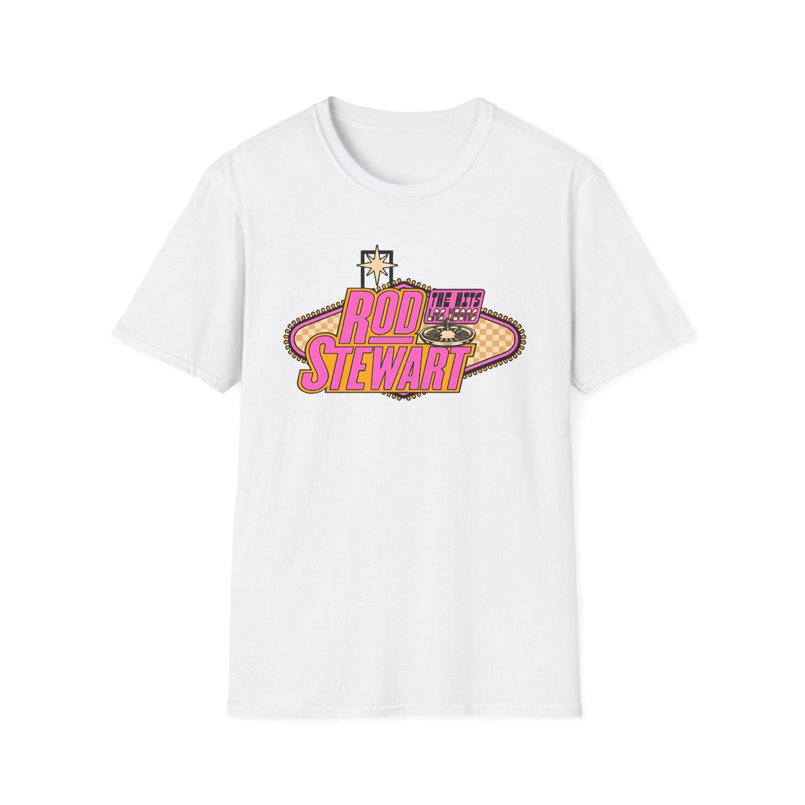 R S the Hits Vegas Marquee Unisex Softstyle T-Shirt