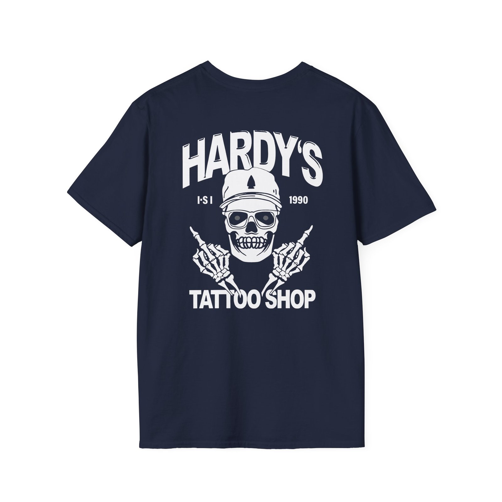 Hardy Tattoo Shop Unisex Softstyle T-Shirt