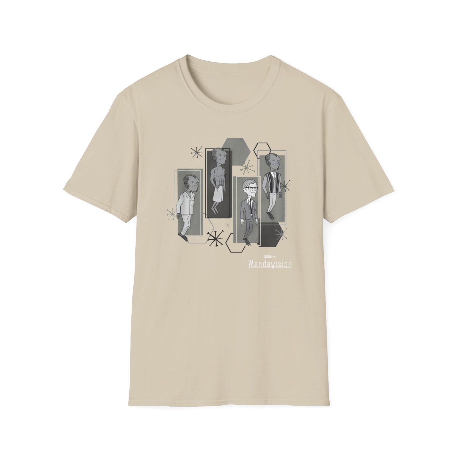 Wandavision Wardrobe Changes Unisex Softstyle T-Shirt