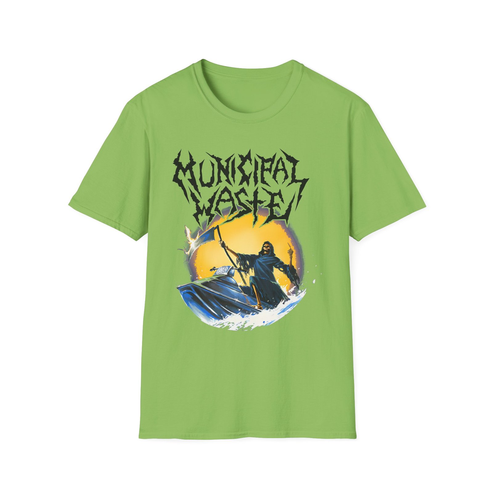 Municipal Waste Jet Ski Death Unisex Softstyle T-Shirt