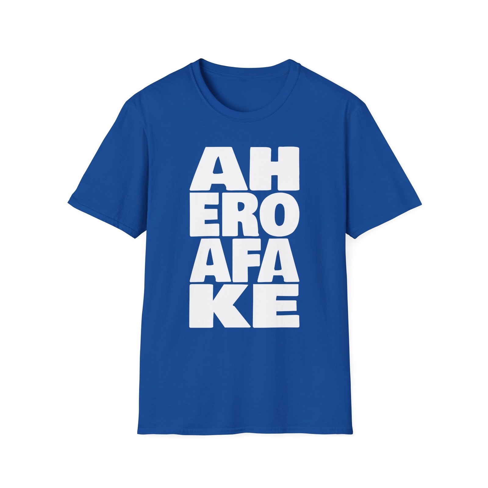 A Hero a Fake Unisex Softstyle T-Shirt
