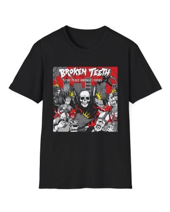 Broken Teeth at Peace Amongst Chaos Unisex Softstyle T-Shirt
