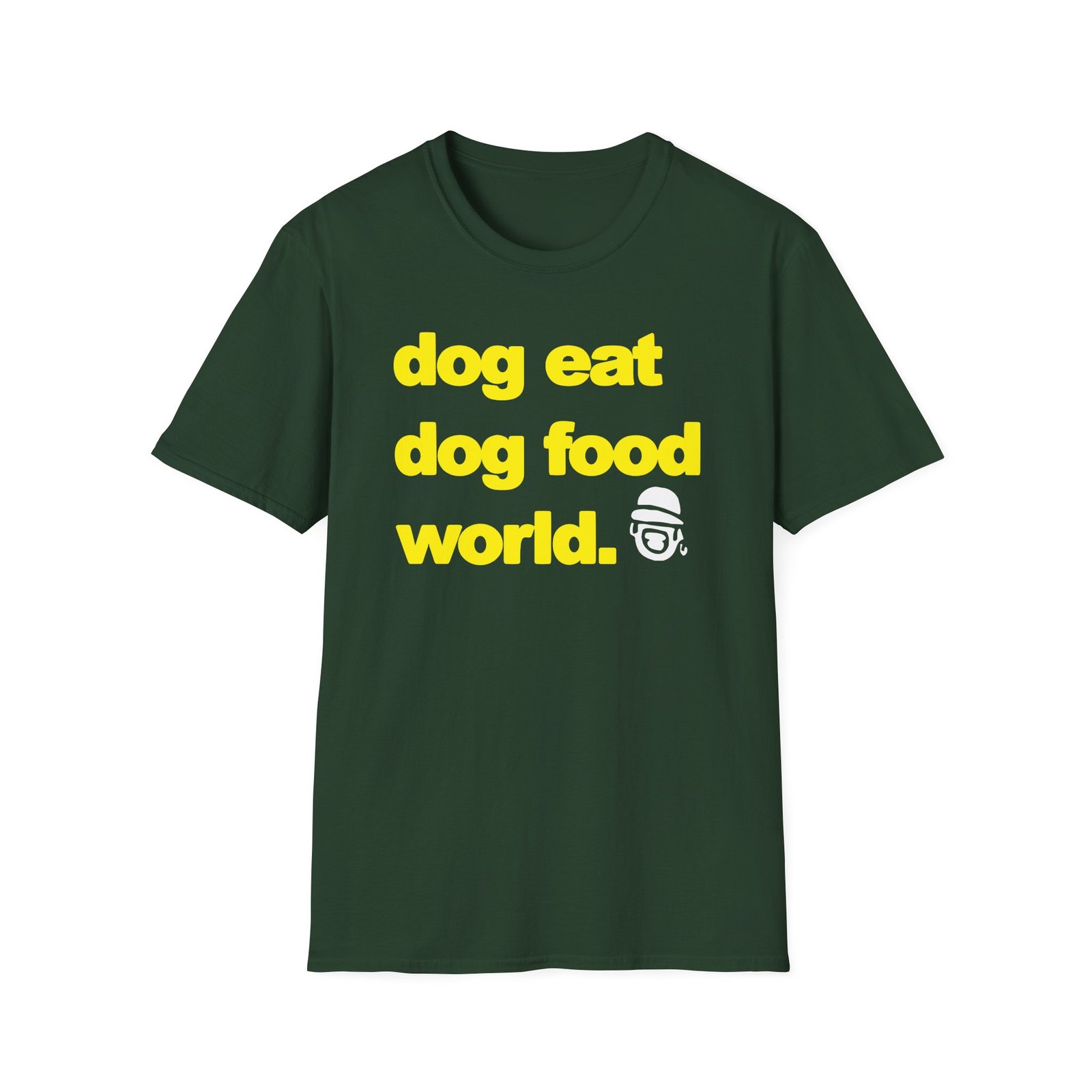 Dog Eat Dog Food World Unisex Softstyle T-Shirt
