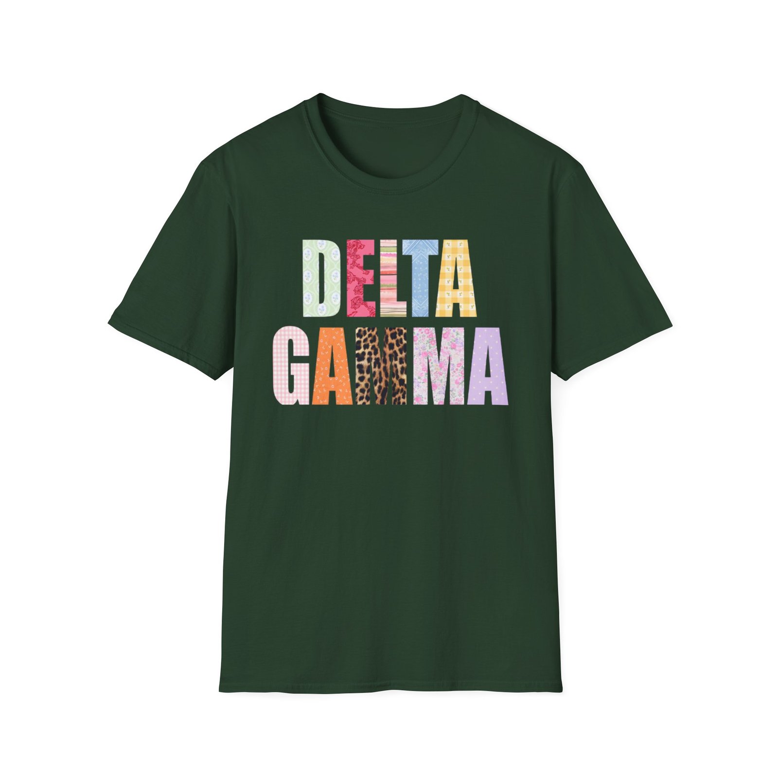 Delta Gamma Scrapbook Sorority Unisex Softstyle T-Shirt