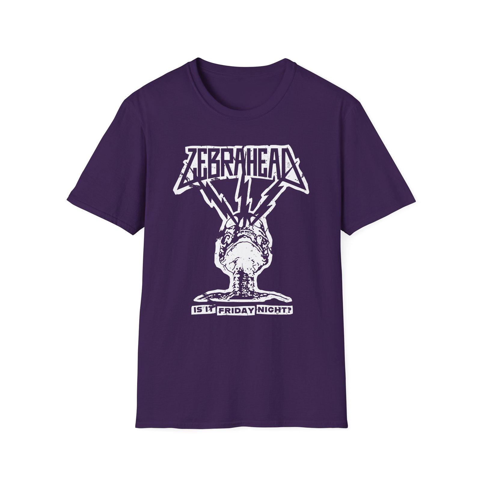 Zebrahead Lightning Skull Friday night tour Unisex Softstyle T-Shirt