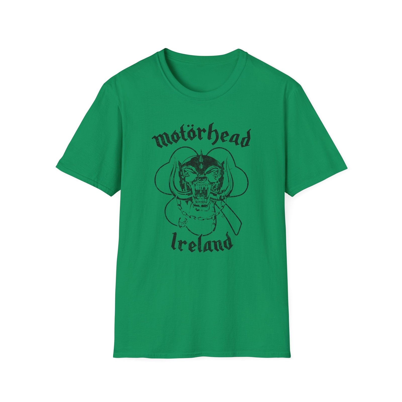 Motorhead Warpig Shamrock Unisex Softstyle T-Shirt
