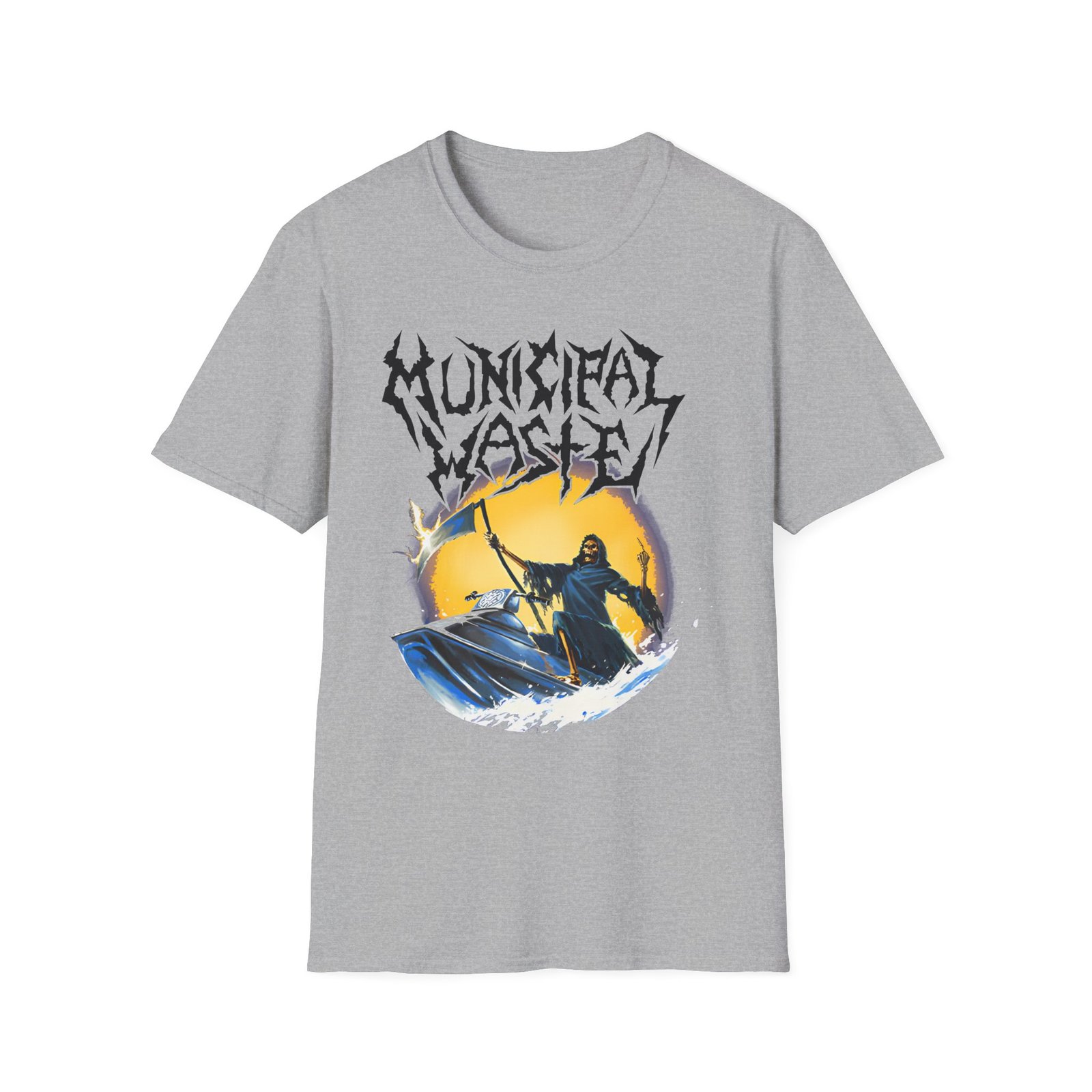 Municipal Waste Jet Ski Death Unisex Softstyle T-Shirt