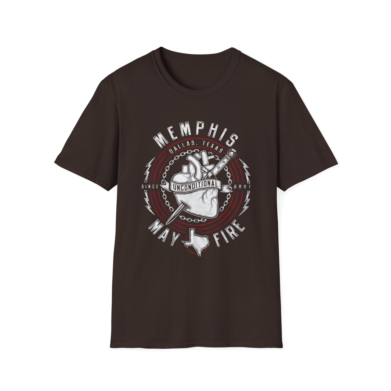 Memphis May Fire Pulse Unisex Softstyle T-Shirt