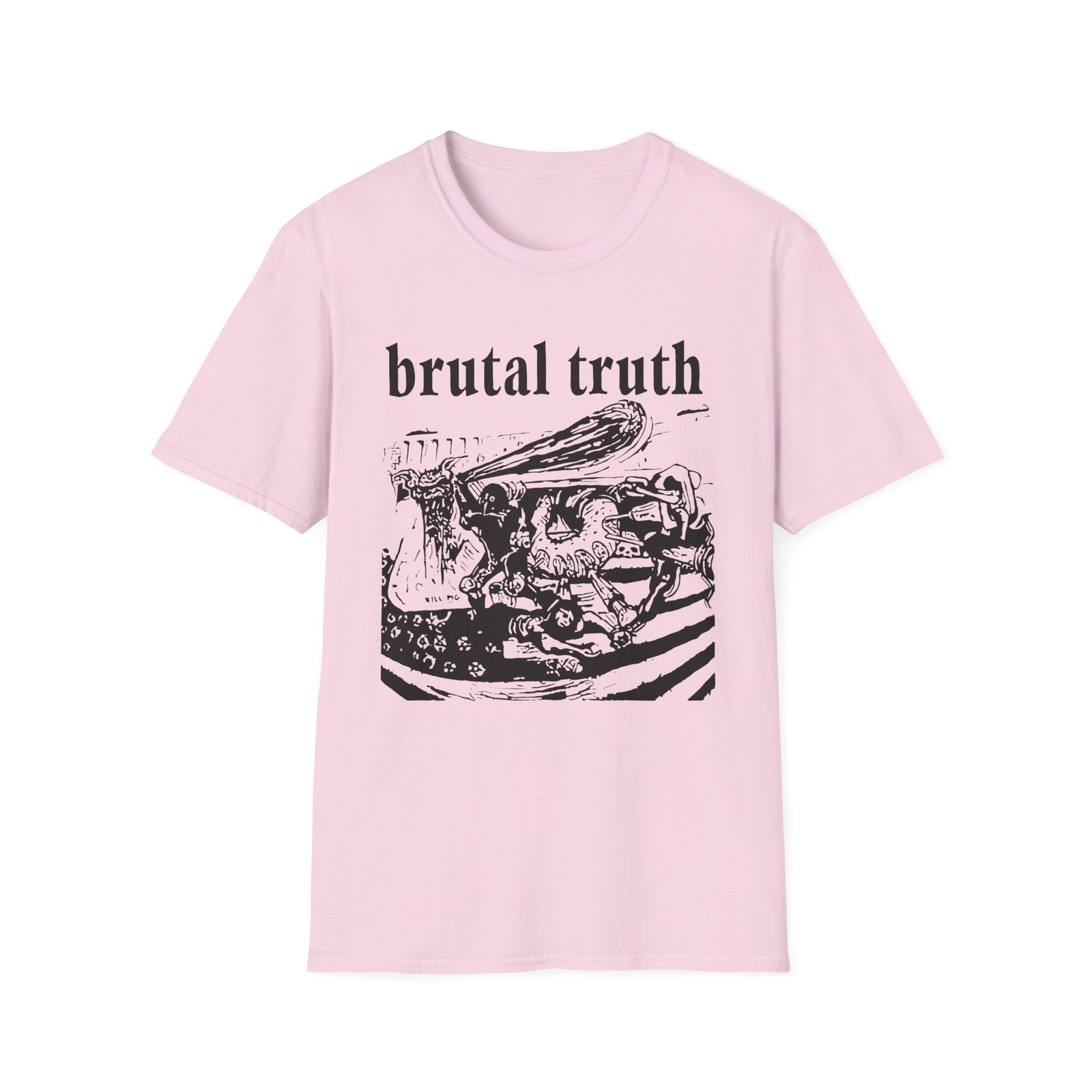 Brutal Truth Kill Pig Unisex Softstyle T-Shirt