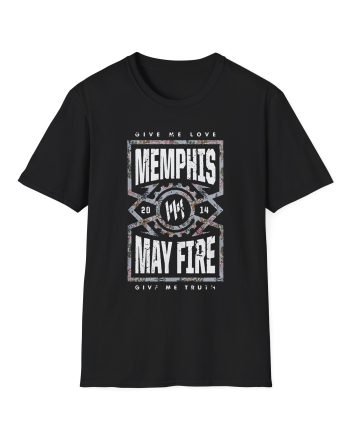 Memphis May Fire Give Me Love Floral Unisex Softstyle T-Shirt