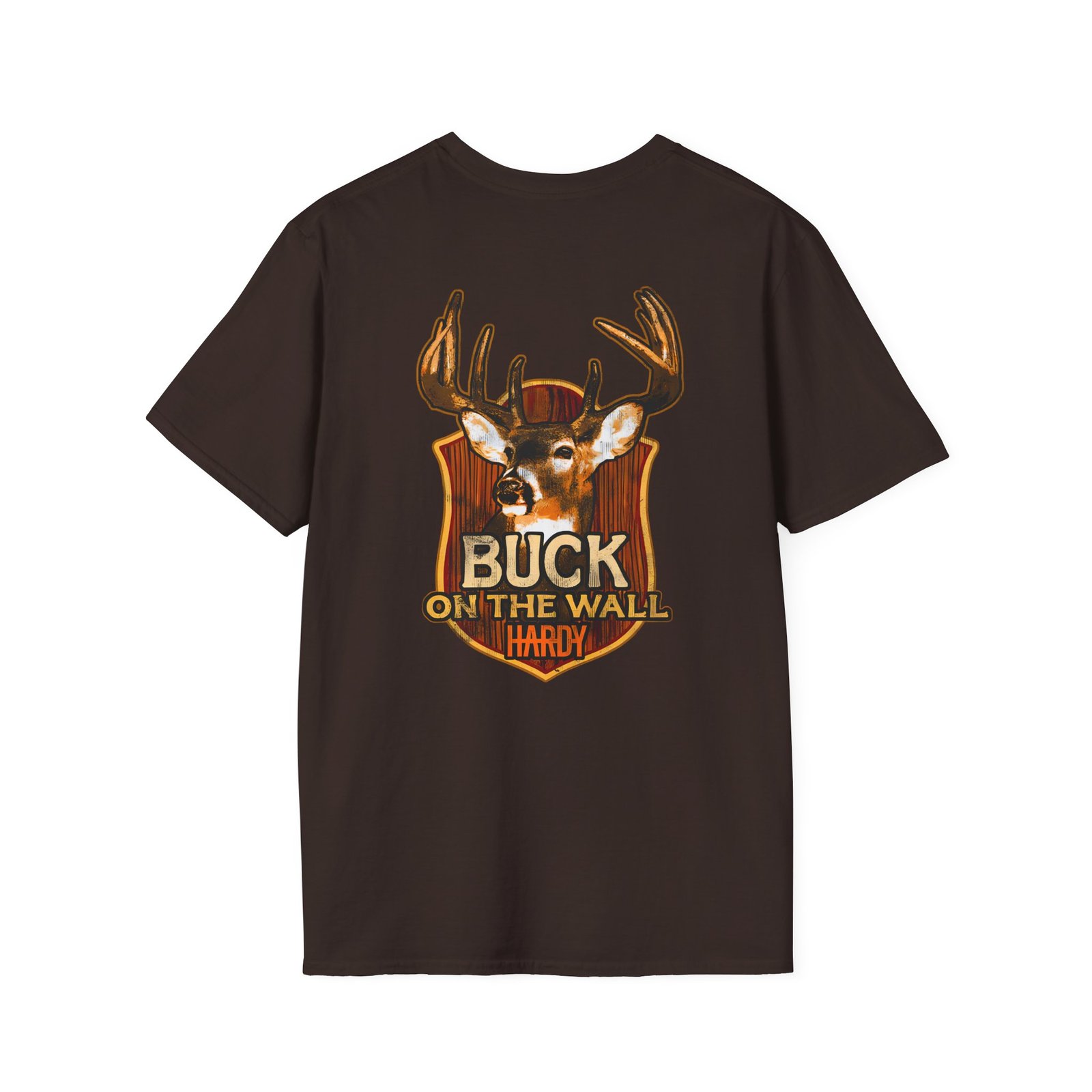 Hardy Buck on the Wall Unisex Softstyle T-Shirt
