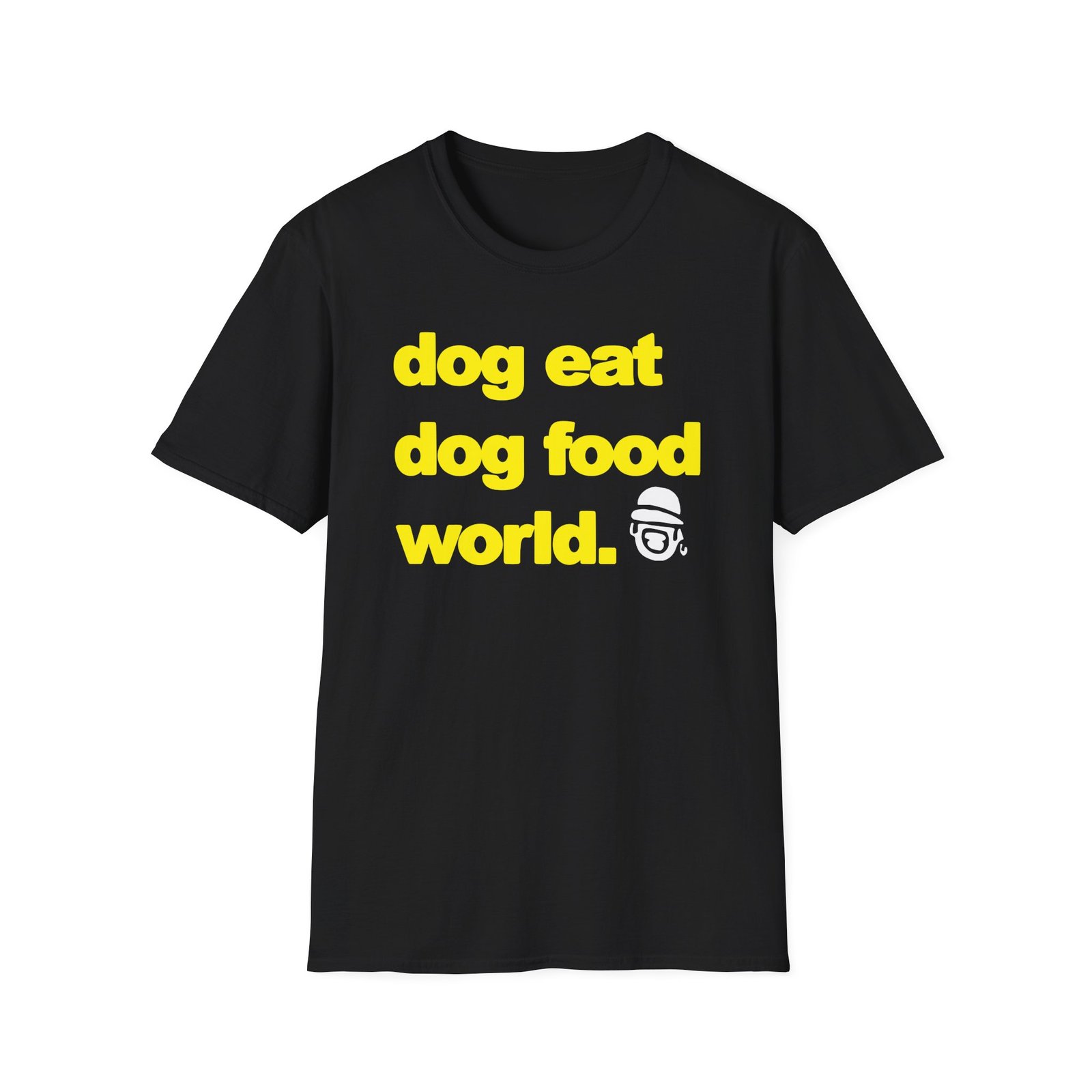 Dog Eat Dog Food World Unisex Softstyle T-Shirt