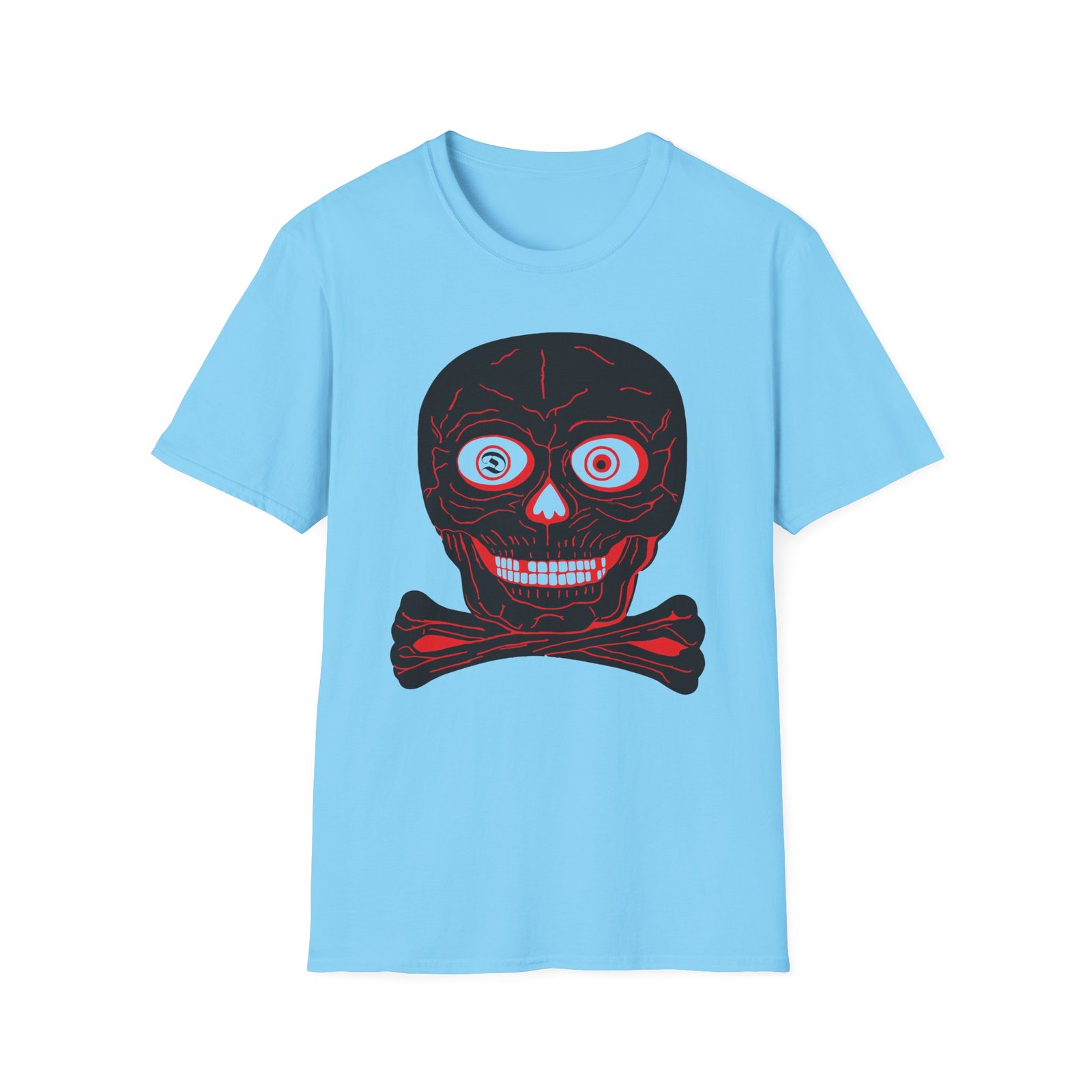 Deathwish Charred Skull unisex softstyle t-shirt