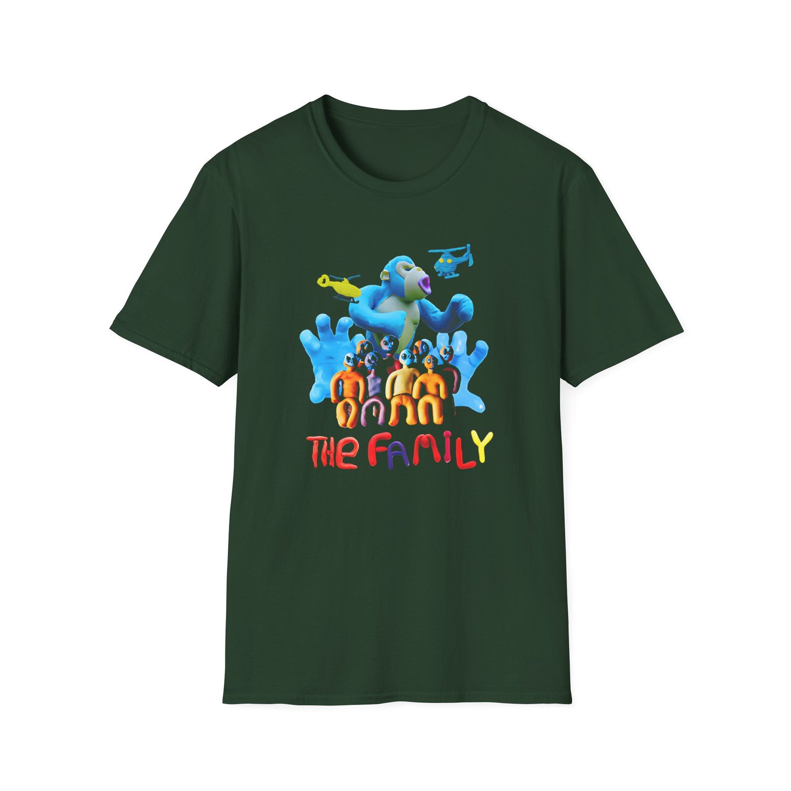 B Clay Figures Unisex Softstyle T-Shirt
